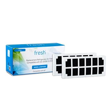 Imagem de Filtro de ar de substituição para geladeira FRESH para filtro de odor GE, compatível com refrigerador GE Café Series - (pacote com 2) - Filtro de ar GE da Mist.