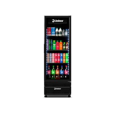 Imagem de Expositor e Refrigerador Vertical VRS16 Imbera - All Black Inverter 485L Porta de Vidro 0ºC a +7ºC Bivolt Automático