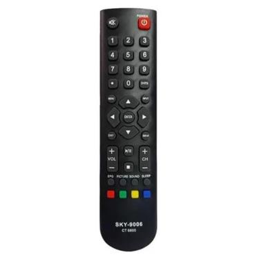 Imagem de Controle Remoto COMPATIVEL Tv Semp TCL Ct-6800 - SKY