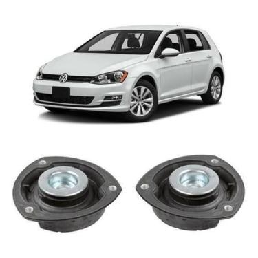 Imagem de Par Coxim Batente Amortecedor Dianteiro Golf 2013 Ate 2019 - Qualykits