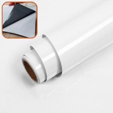 Imagem de Adesivo Vinil Envelopamento Geladeira Móveis Vidro Autocolante Impermeável (Blackout, 10m x 50cm)