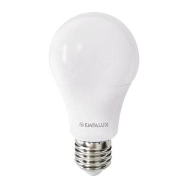 Imagem de Lâmpada LED Bulbo 7W Luz Branco Quente Empalux, Branco