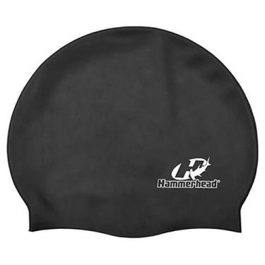 Imagem de Touca de Natação Hammerhead Lisa Silicone, Preto