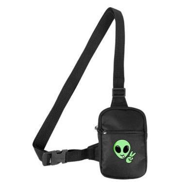 Imagem de Mini Bolsa Lateral Shoulder Bag Masculina Pega Visão Estampa ET Salve 