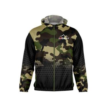 Imagem de Jaqueta Corta Vento Unissex Ultra Leve Com Capuz Camuflado 2 - Fantasi