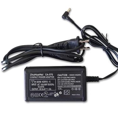 Imagem de ZhuHuaHui Carregador Adaptador Ca Ca-570 Compatível com Canon Vixia Série Hv/Hf/Hg: Vixia Hv10 Vixia Hv20 Vixia Hv30 Vixia Hf M32 Vixia Hf10 Vixia Hf11 Vixia Hf200 Vixia Hf20 Vixia Hf S10 Vixia Hf S10
