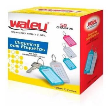 Imagem de Etiqueta Organizadora de Chaves Caixa com 50unidades - Waleu