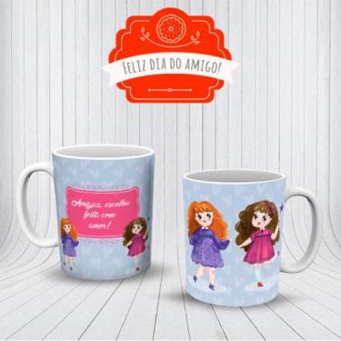 Imagem de Caneca Dia Do Amigo Amizade Amigas Escolha Feita Com Amor Do Amigo Pre