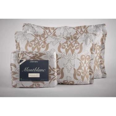 Imagem de Kit Colcha Montblanc Imperial 03 Creme Cotton Casal Queen - Tapete Mag