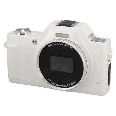 Imagem de Câmera Digital 4K HD para Fotografia, Câmera de Vídeo Retro Com Zoom de 20X, Filmadora Com Foco Automático Com Tela LCD de 2,88 Polegadas, Câmera de Viagem Anti-vibração de 58 MP