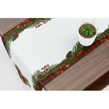 Imagem de Caminho De Mesa Trilho Natal Sinos Enfeites Guirlanda - Core Decore