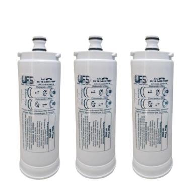 Imagem de Kit 3 Filtro Refil Purificador Masterfrio Rótulo Branco Fino - WFS