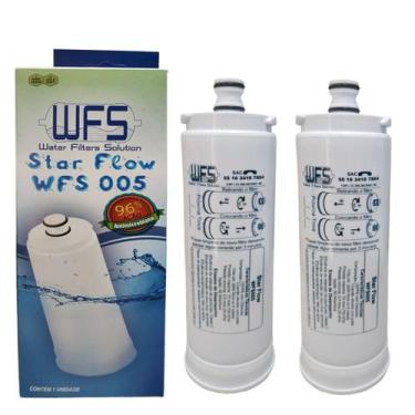 Imagem de Kit 2 Filtro Refil Purificador Masterfrio Rótulo Branco Fino - WFS