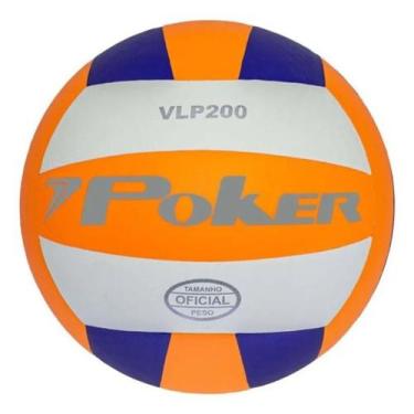 Imagem de Bola poker vôlei semi pro vlp 200, Br, Az, Lr