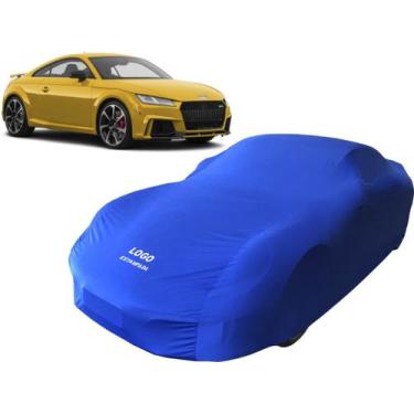 Imagem de Capa Para Proteger Pintura Do Carro Audi Tt Rs Tecido Macio - Mz, Azul