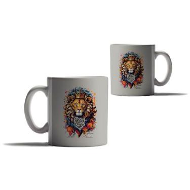 Imagem de Caneca Personalizada Versiculos Biblicos Deus Leão de Judá 1 - Enjoy S