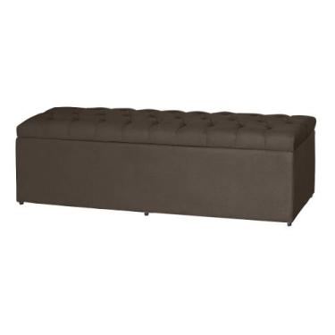 Imagem de Baú Imperatriz Captone Calçadeira Estofada Para Quarto Cama  138 cm - 