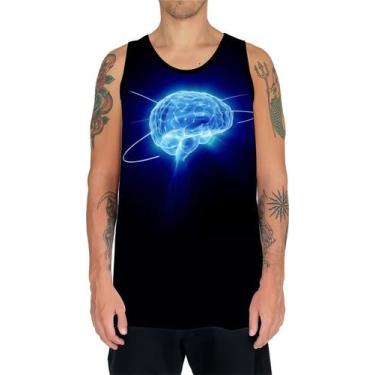 Imagem de Camiseta Regata Cérebro Inteligência Mental Psicologia HD 12 - Enjoy S