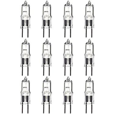 Imagem de Sunlite 40615-Su Q35/Gy6/12V Lâmpada Halógena de 35 Watts com Extremidade Única T3.5, 525 Lúmens, 12 Volts, Base Gy6.35(Bipino), Transparente, Vida Útil de 2.000 Horas, 3.200 K-Branco Quente, Pacote C