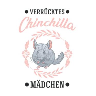 Imagem de Chinchilla Notizbuch: Verrücktes Chinchilla Mädchen / 6x9 Zoll / 120 linierte Seiten