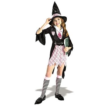 Imagem de Fantasia infantil de bruxa escolar, médio, Multicor, M