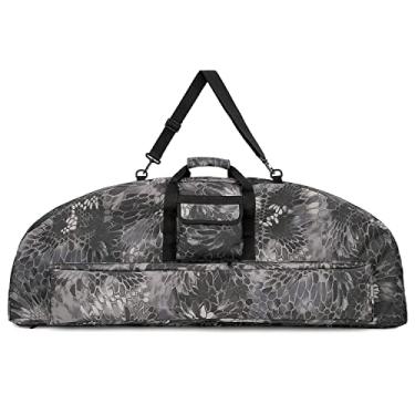 Imagem de TaktZeit Estojo para Arco Composto Tático Estojo Macio para Arco de Caça 36"/44" de Comprimento Bolsa para Arco com Alça de Ombro Ajustável (Boa Camo, Grande)