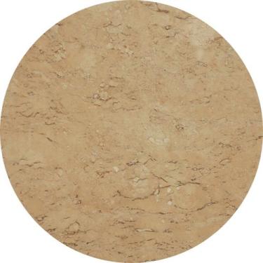 Imagem de Tampo de Mármore Redondo 1,40m - Tatu Bola Móveis, Travertino Nacional