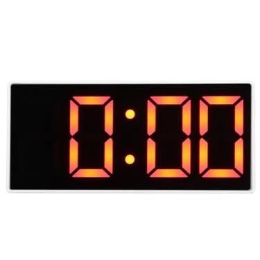 Imagem de Despertador de Espelho LED, Display de Temperatura e Umidade Desktop Relógio Monitores de Temperatura e Umidade Alarme Relógio Eletrônico Alimentado por USB para Escritório (WHITE)