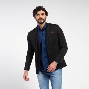 Imagem de Blazer Docthos 466 Slim Malha Lisa, 42, 004 cinza claro