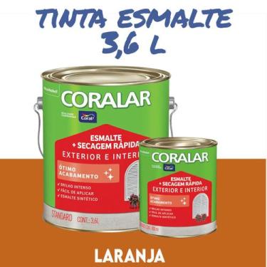 Imagem de Tinta Esmalte Sintético Coral Madeira e Metal 3,6 l e 900ml Coralar Ex