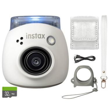 Imagem de Câmera Instax Mini FujiFilm Instax Pal Milky White + Capa Personalizad