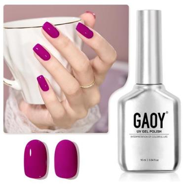 Imagem de Esmalte em Gel Roxo GAOY - 16ml - Secagem UV/LED
