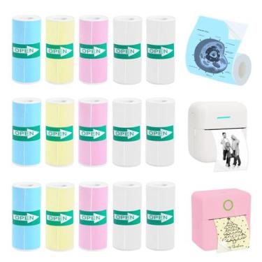 Imagem de Rolos de Papel Térmico Vicbear 57x25mm para Mini Impressora