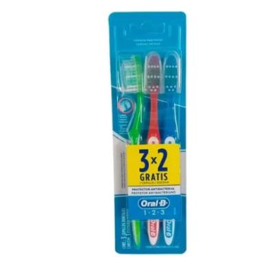 Imagem de Escova dental oral B 123 limp brilh 35 leve 3 E pague 2
