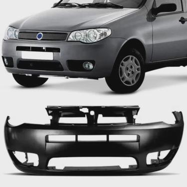 Imagem de Parachoque Dianteiro Fiat Palio 2004 a 2007 Preto Dts