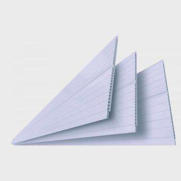 Imagem de Kit 5 Caixas com 30 M² Forro de Pvc Polifort 8mm X 20cm X 3m m² Branco Gelo