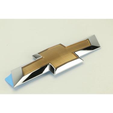 Imagem de Emblema Gravata Dourada Da Tampa Traseira Pecas Genuinas Gm Chevrolet S10 2012 Em Diante