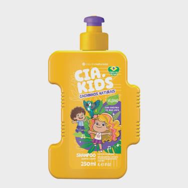 Imagem de Shampoo Cachinhos Naturais Cia Kids 250Ml
