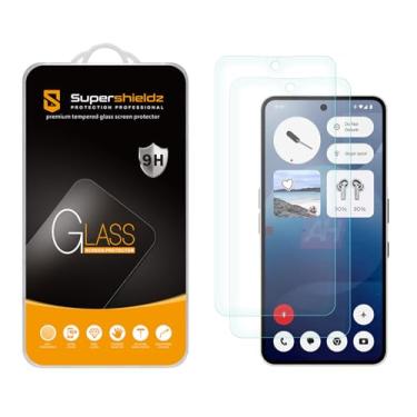 Imagem de Supershieldz (Pacote com 2) Protetor de tela de vidro temperado projetado para Nothing Phone 3a/Phone 3a Pro, antiarranhões, sem bolhas