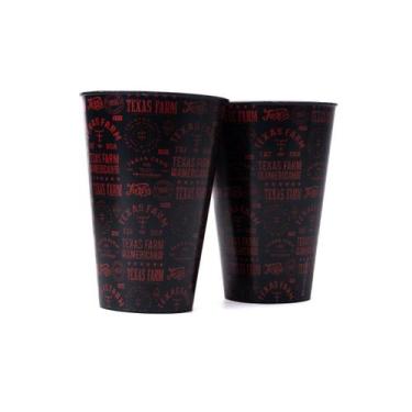 Imagem de Copo Colecionável Texas Farm - Cpc001 - Preto/ Vermelho Único