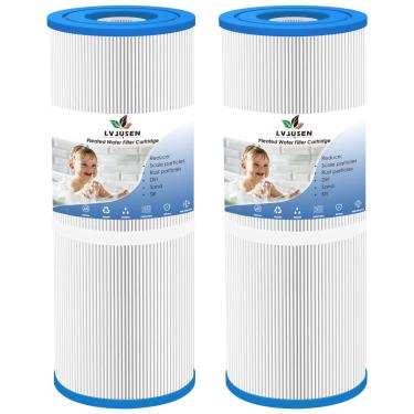 Imagem de LVJUSEN Filtro de substituição para filtro de spa PRB25-IN/Filbur FC-2375, FC-2370/Unicel C-4326/Guardian M-4326/413-106/817-2500/5X13 filtro de banheira de hidromassagem, pacote com 2