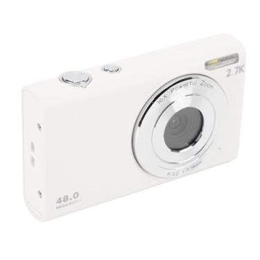 Imagem de Câmera Digital Foco Automático 2.7K, Câmera retrô Zoom Digital 48MP 16x Com Tela 2,8 Polegadas, Câmera Vlogt Compacta Portátil Anti Shake para Vlogs Viagem para Iniciantes