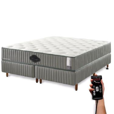 Imagem de Colchão De Látex Firme Box E Kit Spa King 193x203cm