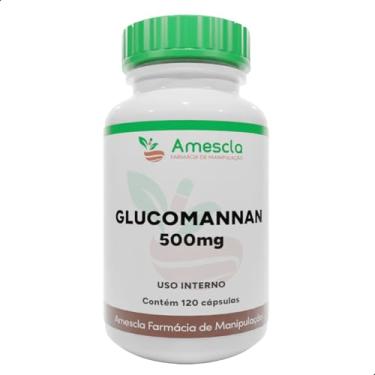 Imagem de Glucomannan 500mg Com 120 Cápsulas