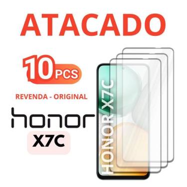 Imagem de Kit 5 / 10 / 20 Película De Vidro 3D Revenda Atacado Para Honor X7C - 