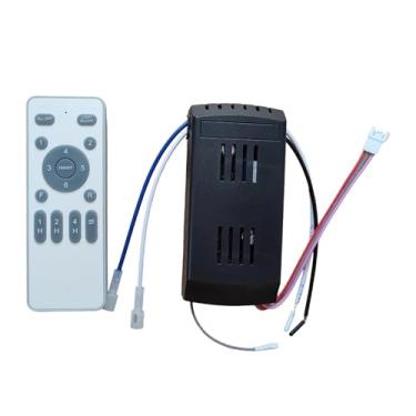 Imagem de Mqetly Ventilador de teto com controle remoto e interruptor de controle de tempo de luz para substituição em casa e hotel