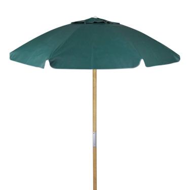 Imagem de GUARDA-SOL BAGUM VARA DE MADEIRA - 2,0 m - VERDE - BEL