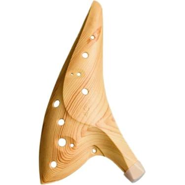 Imagem de 12-hole Alto Ac Toe Wood-grai Resi Ocaria, Creative Submarie Modelig, Begiers Lear To Play A Wid Istrumet, Primary Color, AC