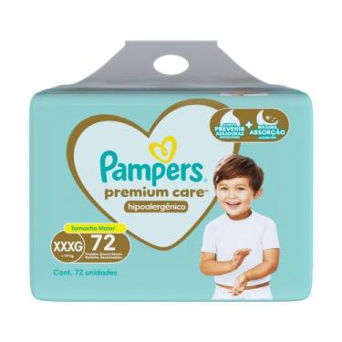 Imagem de Fralda Pampers Premium Care Hipoalergênico XXXG 72 Unidades