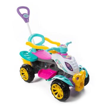 Imagem de Quadriciclo Menina Maral - Carrinho Passeio e Pedal Colorido
